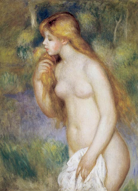 Bather Standing, 1896 | Renoir | Gemälde Reproduktion