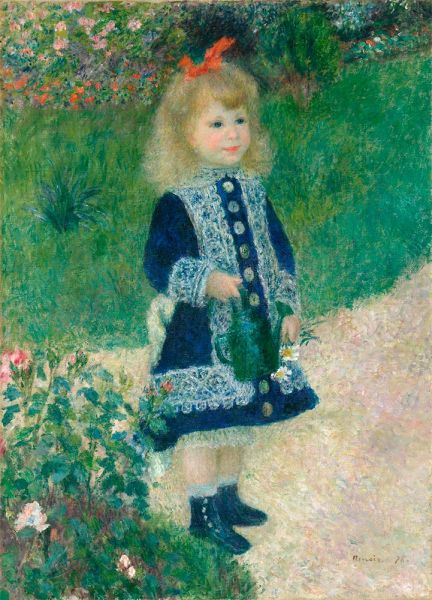 Girl with a Watering Can | Renoir | Painting Reproduction