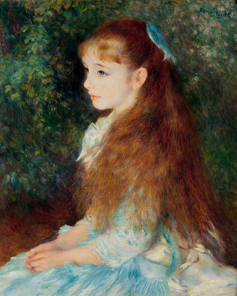 Irene Cahen d'Anvers, 1880 | Renoir | Painting Reproduction