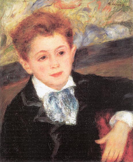 Portrait of Paul Meunier, 1877 | Renoir | Painting Reproduction