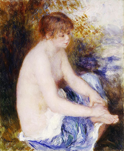 Little Blue Nude, c.1878/79 | Renoir | Painting Reproduction