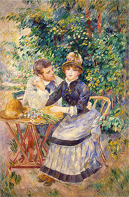 In the Garden, 1885 | Renoir | Painting Reproduction