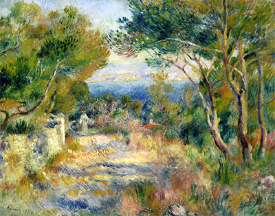 L'Estaque, 1882 | Renoir | Gemälde Reproduktion