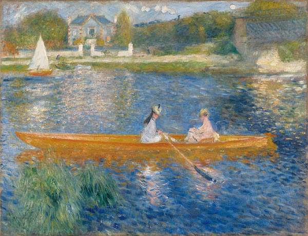 The Skiff (La Yole), 1875 | Renoir | Painting Reproduction