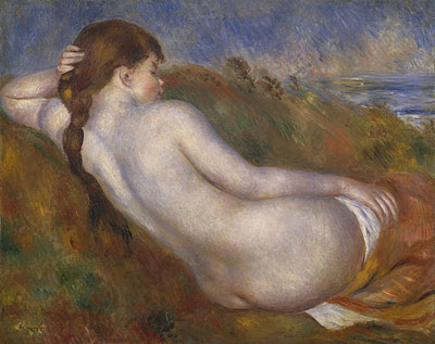 Reclining Nude, 1883 | Renoir | Painting Reproduction