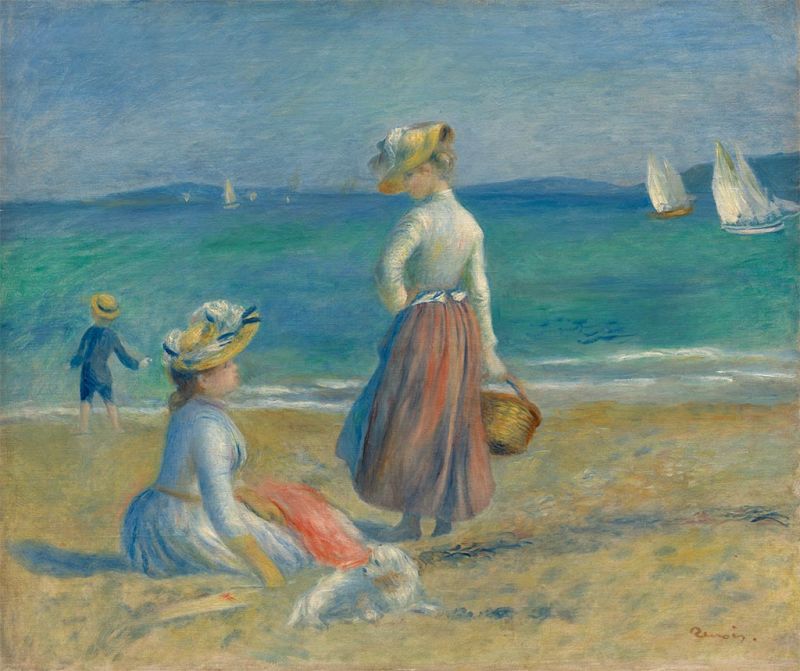 Figuren am Strand, 1890 | Renoir
