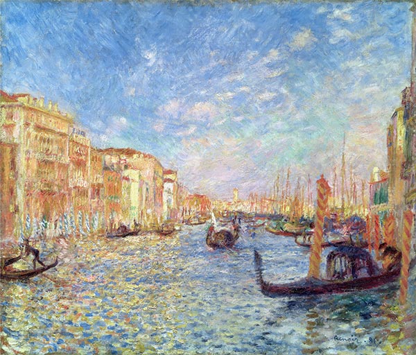 Grand Canal, Venice, 1881 | Renoir | Painting Reproduction