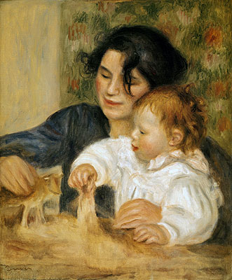 Gabrielle and Jean, c.1900 | Renoir | Gemälde Reproduktion