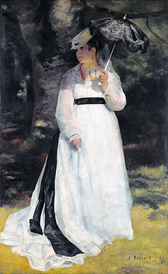 Lise - Woman with Parasol, 1867 | Renoir