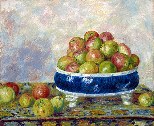 Äpfel in einer Schale, 1883 | Renoir