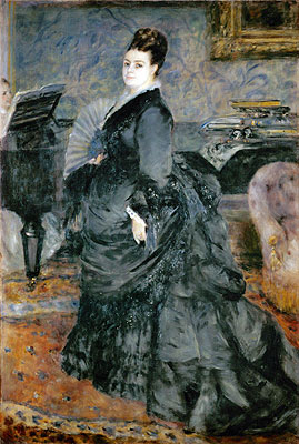 Portrait of a Lady (Mme Georges Hartmann), 1874 | Renoir