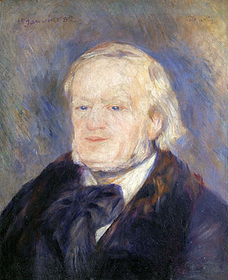 Richard Wagner, 1882 by Renoir | Painting Reproduction