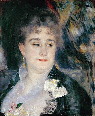 Madame Georges Charpentier, c.1876/77 by Renoir | Painting Reproduction