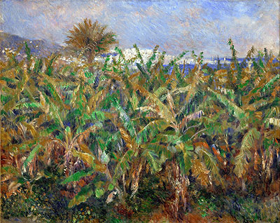 Banana Plantation, 1881 by Renoir | Painting Reproduction