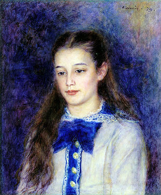 Therese Berard, 1879 by Renoir | Painting Reproduction
