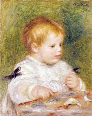 Jacques Fray as a Baby, 1904 by Renoir | Painting Reproduction