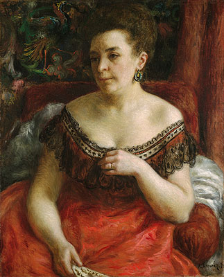 Madame Pierre Henri Renoir (Blanche-Marie Blanc), 1870 | Renoir | Painting Reproduction