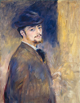 Self-Portrait, 1876 | Renoir | Painting Reproduction