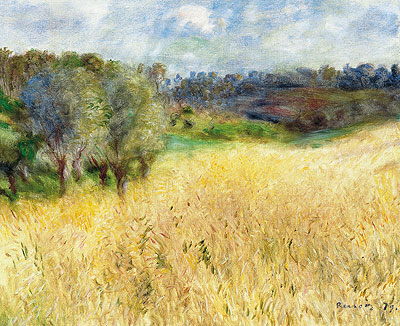 Wheatfield | Renoir | Painting Reproduction