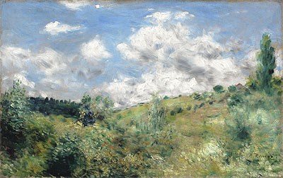 The Gust of Wind, c.1872 | Renoir | Painting Reproduction