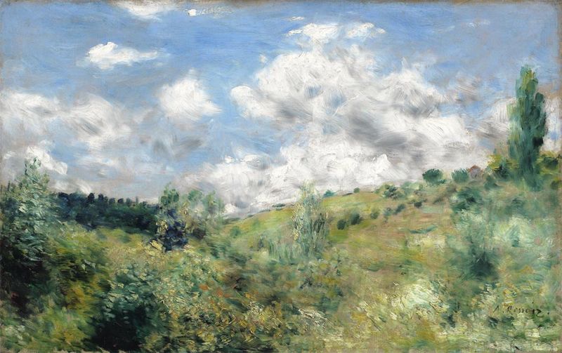 Der Windstoß | Renoir | Gemälde Reproduktion