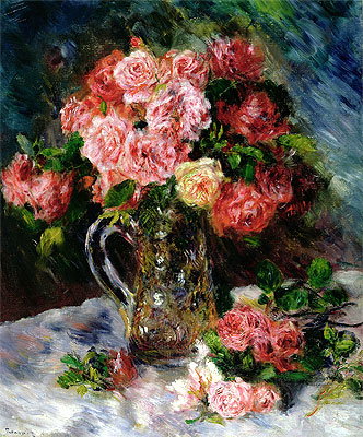 Roses, c.1879 | Renoir | Gemälde Reproduktion