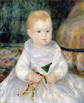 Child with a Toy Clown, n.d. | Renoir | Gemälde Reproduktion
