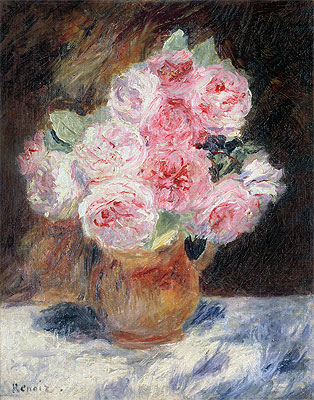 Roses, 1878 | Renoir | Painting Reproduction