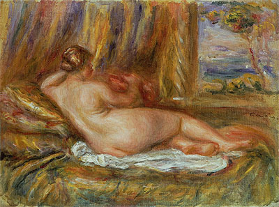 Reclining Nude, 1914 | Renoir | Gemälde Reproduktion
