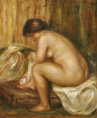 Nach dem Bade, c.1900 von Renoir | Gemälde-Reproduktion