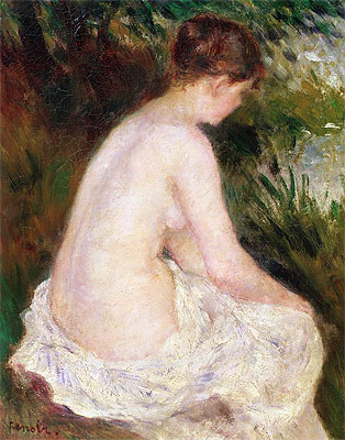 Badende, 1879 von Renoir | Gemälde-Reproduktion