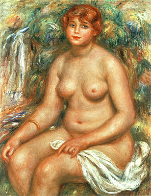 Sitzende Badende | Renoir | Gemälde Reproduktion