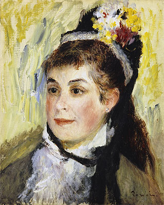 Portrait de Madame Edmond Renoir, 1876 | Renoir | Gemälde Reproduktion