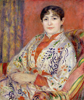 Madame Heriot, 1882 | Renoir | Gemälde Reproduktion