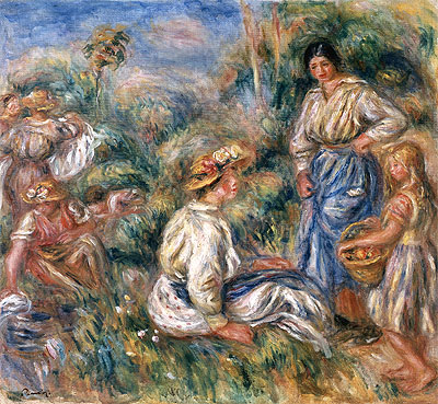 Women in a Landscape, 1912 | Renoir | Painting Reproduction