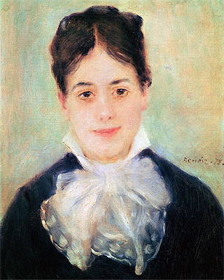 Woman Smiling | Renoir | Painting Reproduction