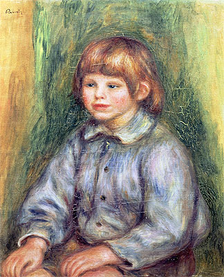 Sitzendes Porträt von Claude Renoir | Renoir | Gemälde Reproduktion