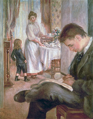 Breakfast at Berneval, 1898 | Renoir | Painting Reproduction