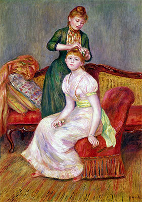 Hair Style, 1888 | Renoir | Painting Reproduction