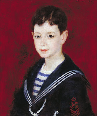 Portrait of Fernand Halphen, 1880 | Renoir | Painting Reproduction