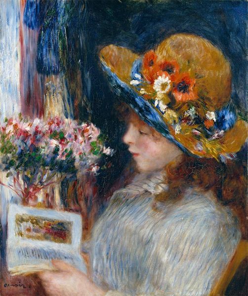 Young Girl Reading, 1886 | Renoir