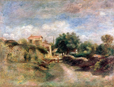 The Farm, 1892 | Renoir | Gemälde Reproduktion
