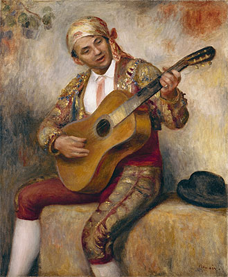The Spanish Guitarist, 1894 | Renoir | Painting Reproduction