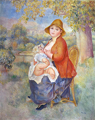 Maternity, 1885 | Renoir | Gemälde Reproduktion