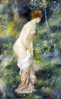 Standing Bather, 1887 | Renoir | Gemälde Reproduktion