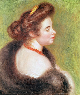 Porträt von Madame Maurice Denis | Renoir | Gemälde Reproduktion