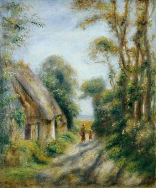 Die Vororte von Berneval | Renoir | Gemälde Reproduktion
