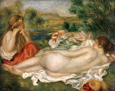 Two Bathers | Renoir | Painting Reproduction