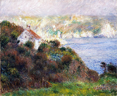 Fog on Guernsey, 1883 | Renoir | Gemälde Reproduktion