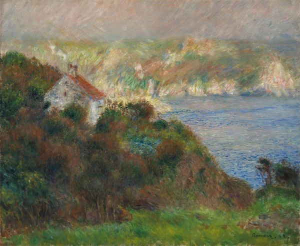 Nebel auf Guernsey | Renoir | Gemälde Reproduktion